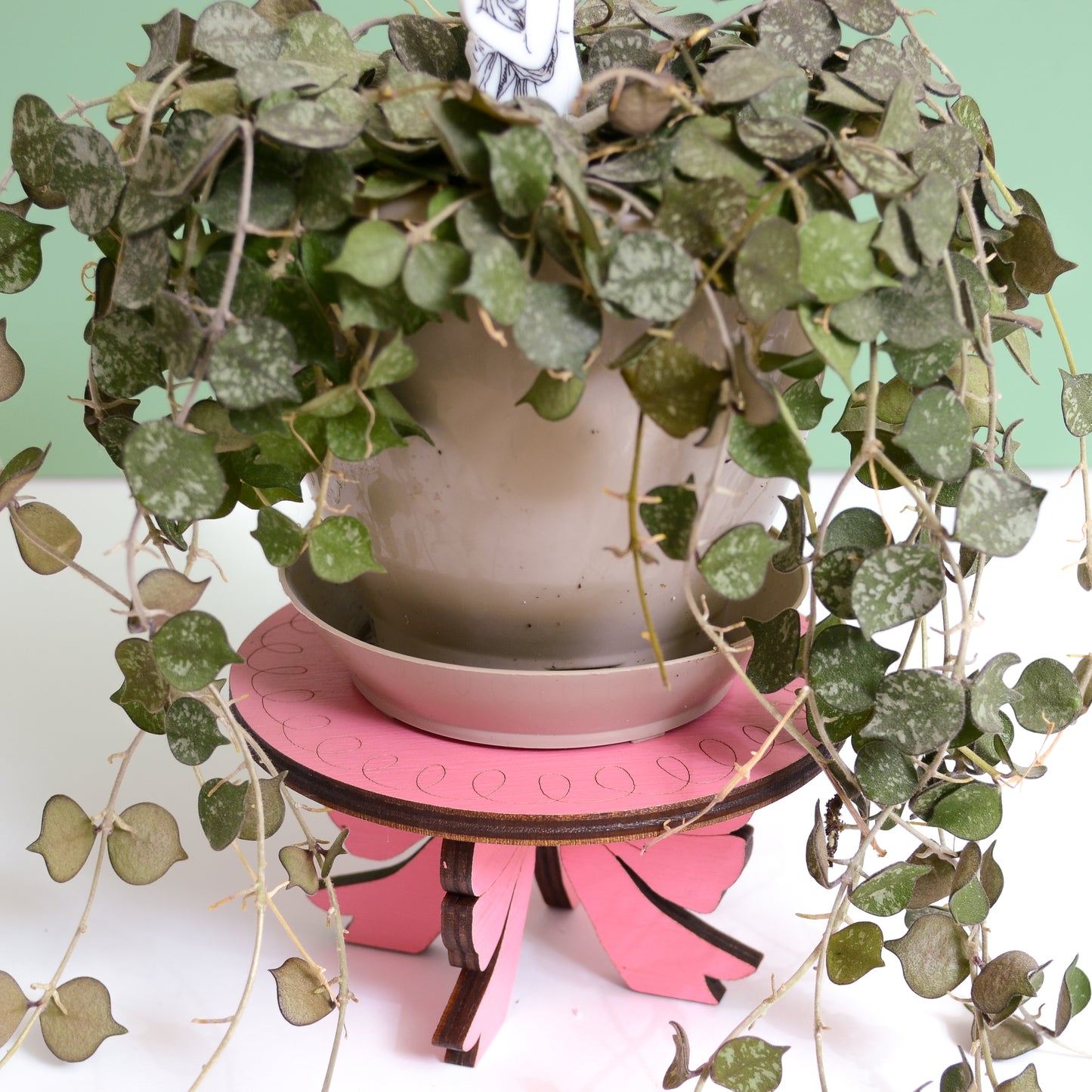 Bow Plant Stand