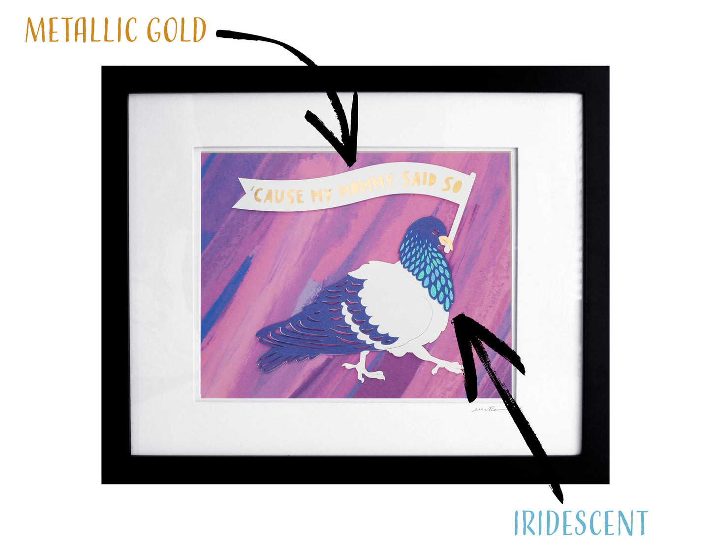 Pigeon Says So - Purple