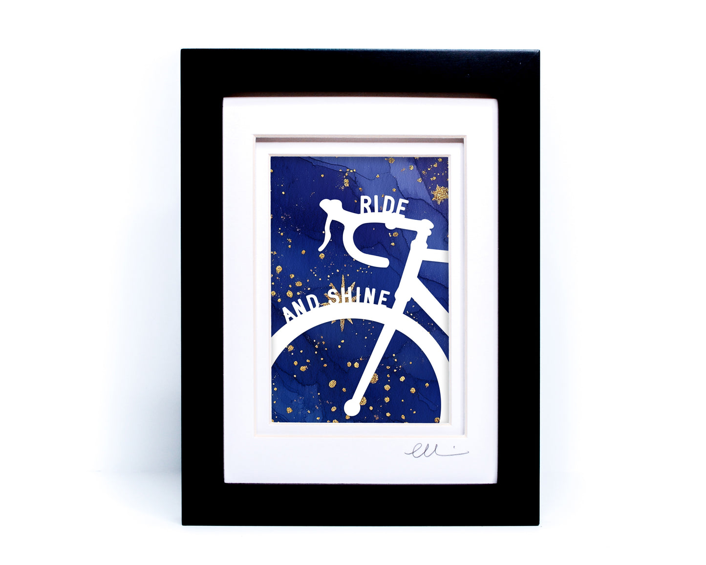 Ride and Shine — Framed Papercut Shadowbox · Original Signed Art