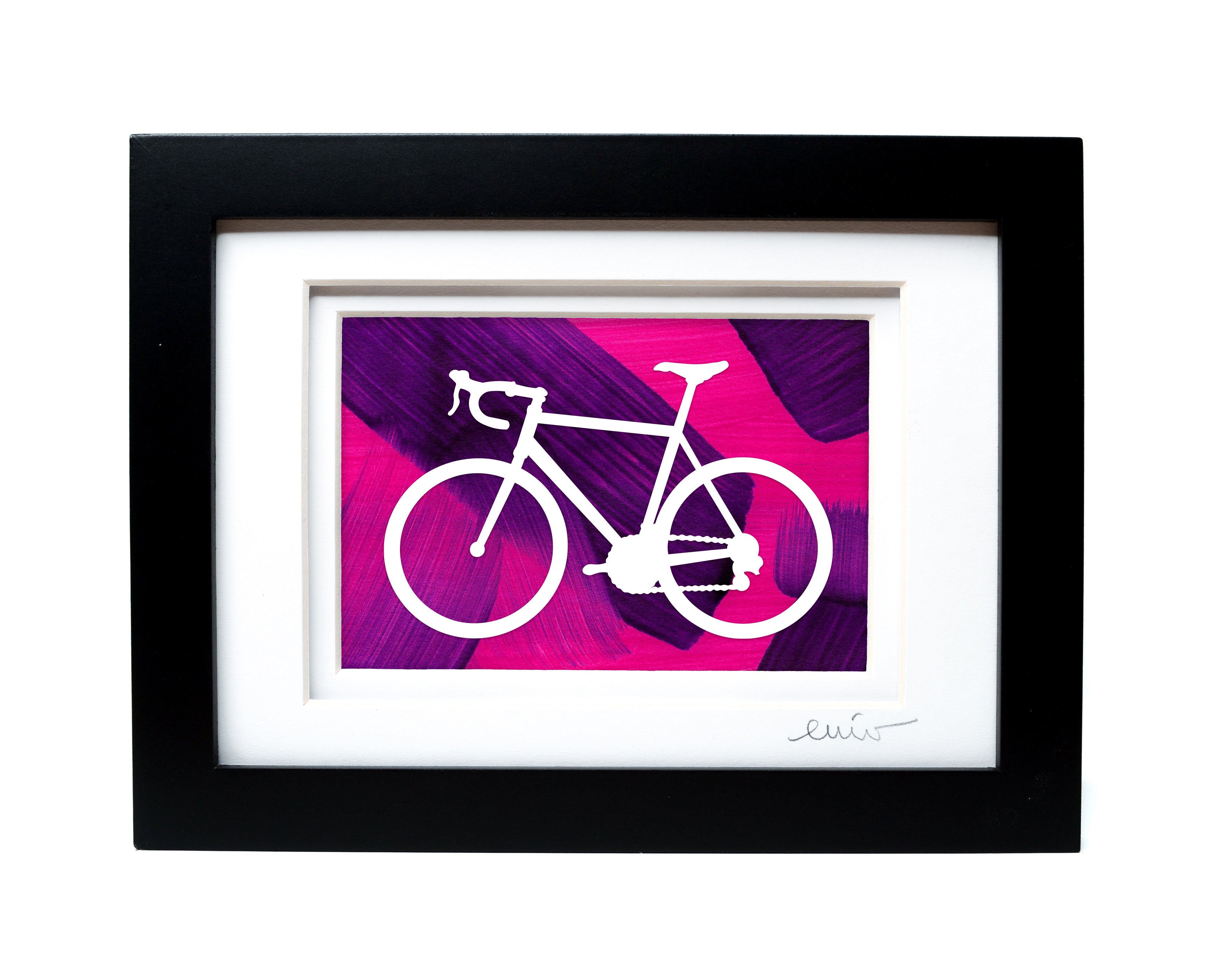 Road Bike Papercut Hull Street Studio