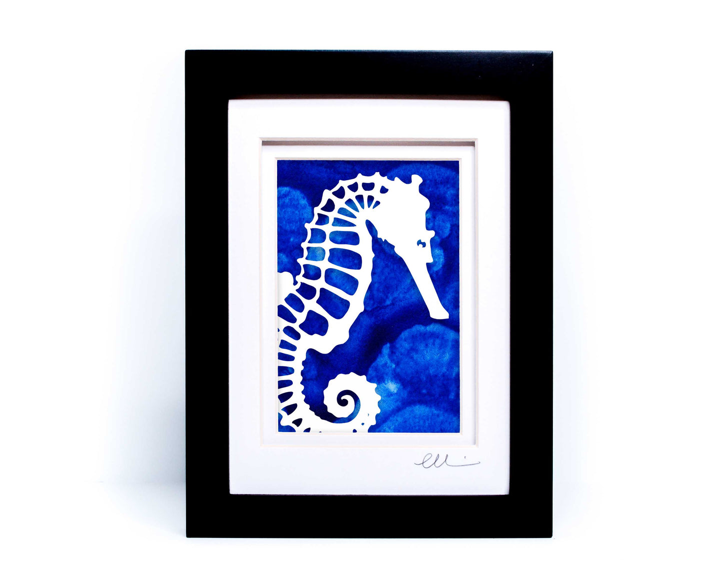Seahorse Papercut