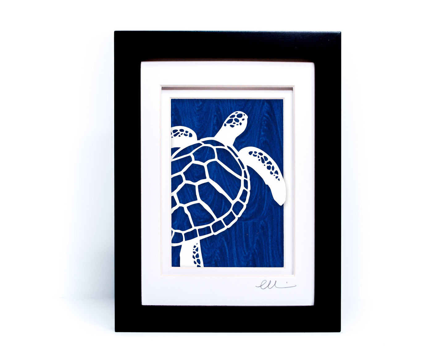 Sea Turtle Papercut