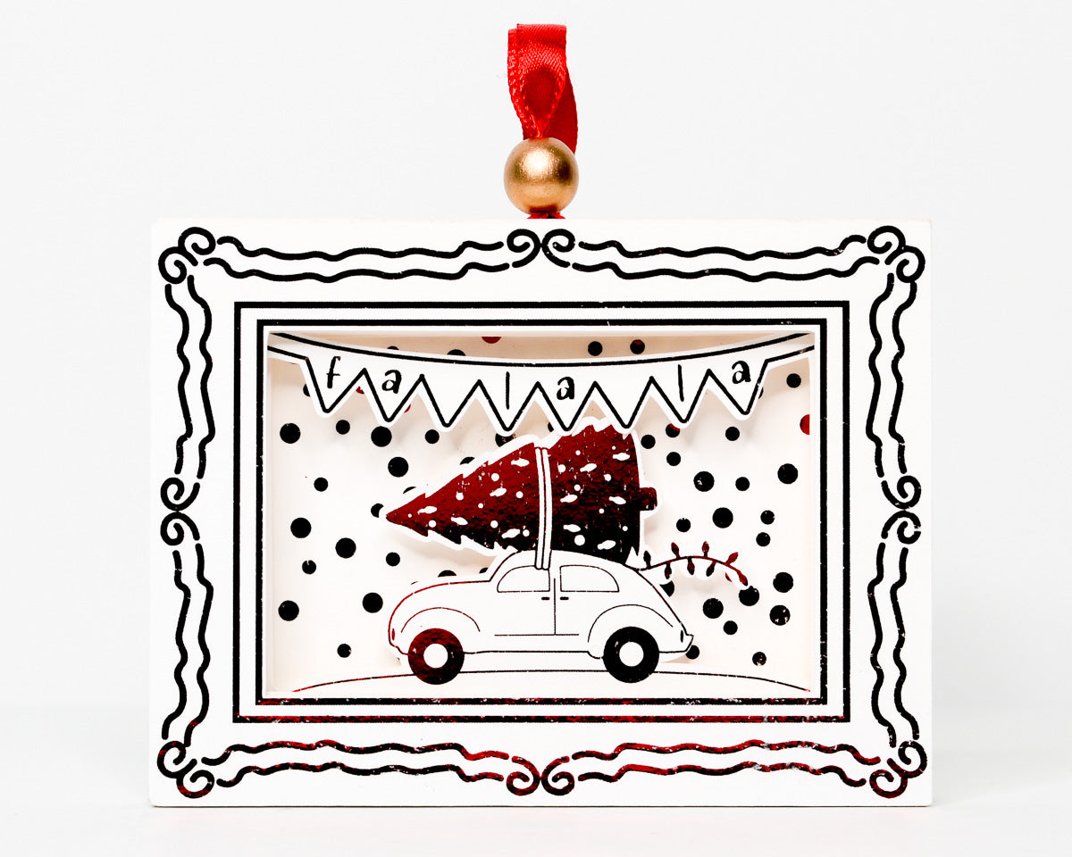 Christmas Car Theater Ornament