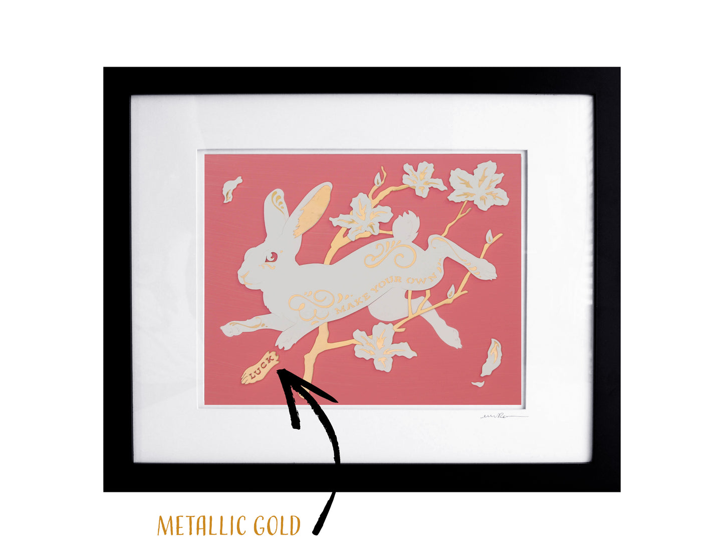 Lucky Hare - Peach