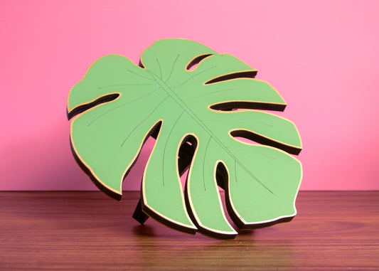 9in Monstera Leaf Plant Stand