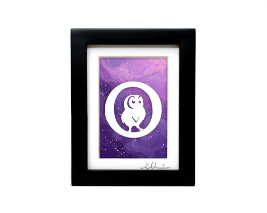 Owl — Framed Papercut Shadowbox · Original Signed Art