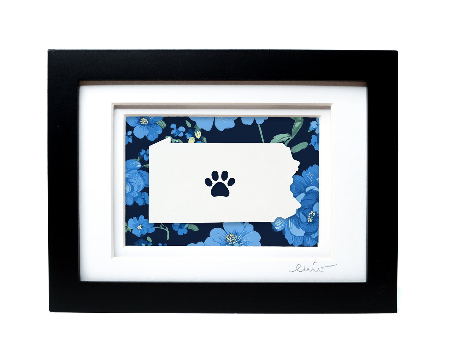 Penn State Pennsylvania Paw Print