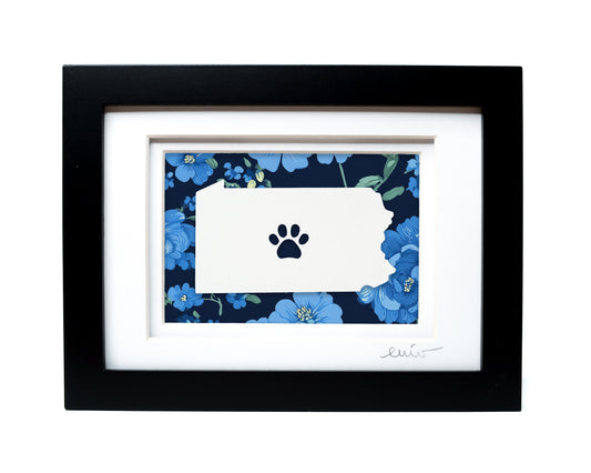 Penn State Pennsylvania Paw Print