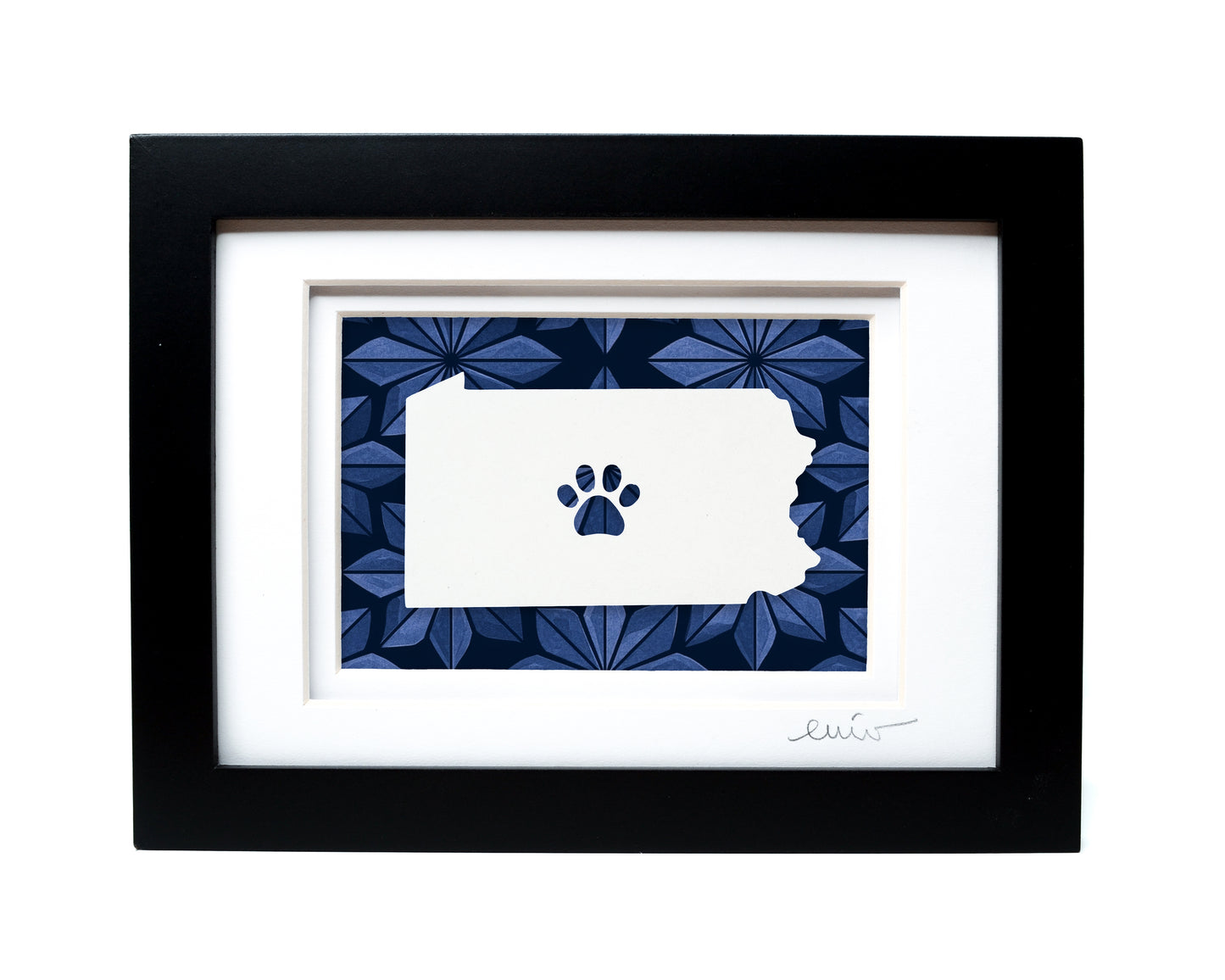 Penn State Pennsylvania Paw Print