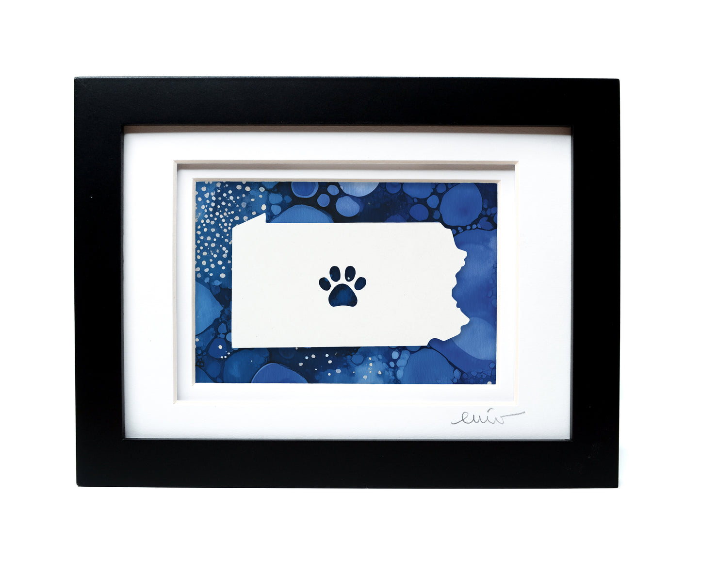 Penn State Pennsylvania Paw Print