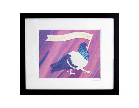 Pigeon Says So - Purple