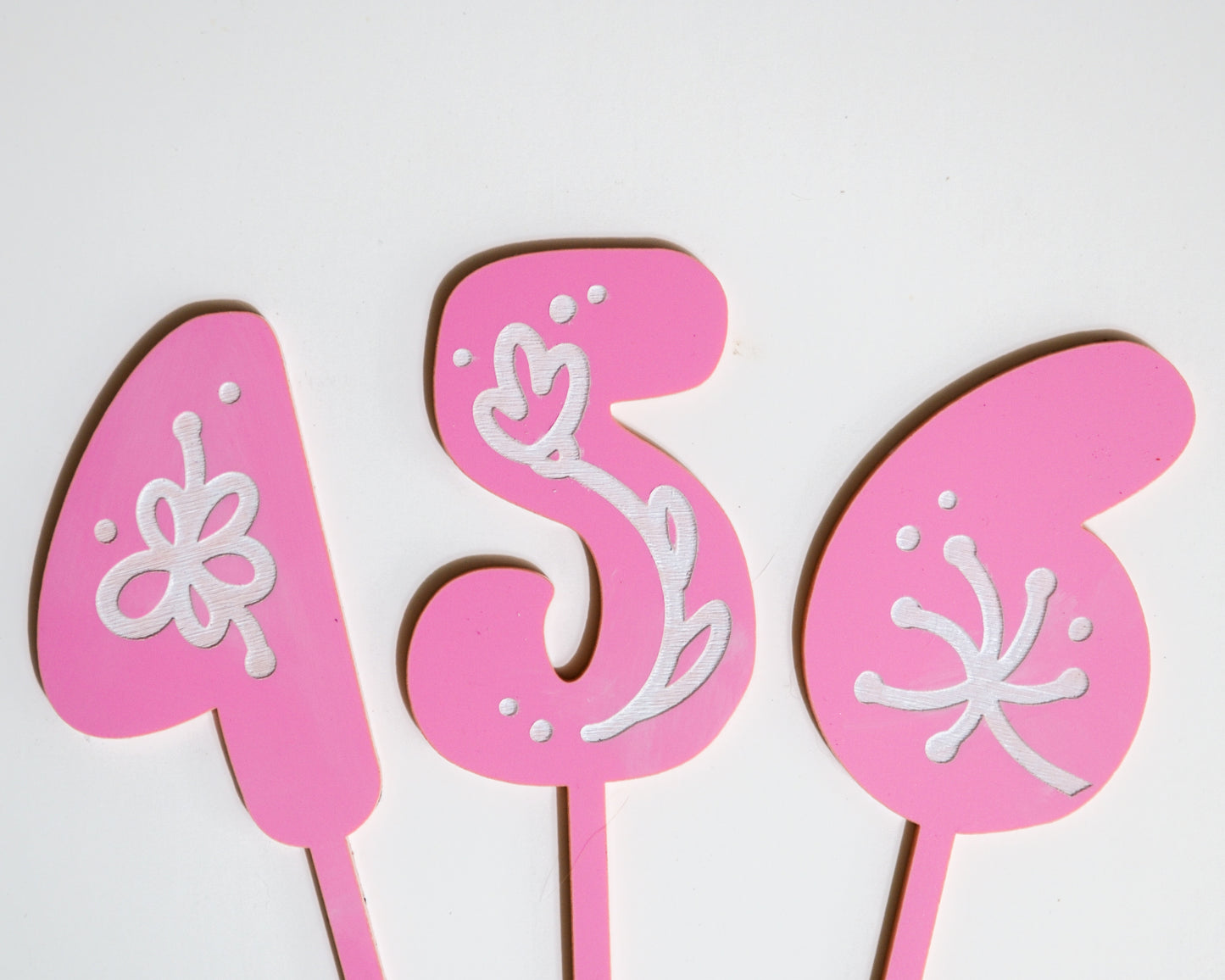 Bubble Number Cake Topper