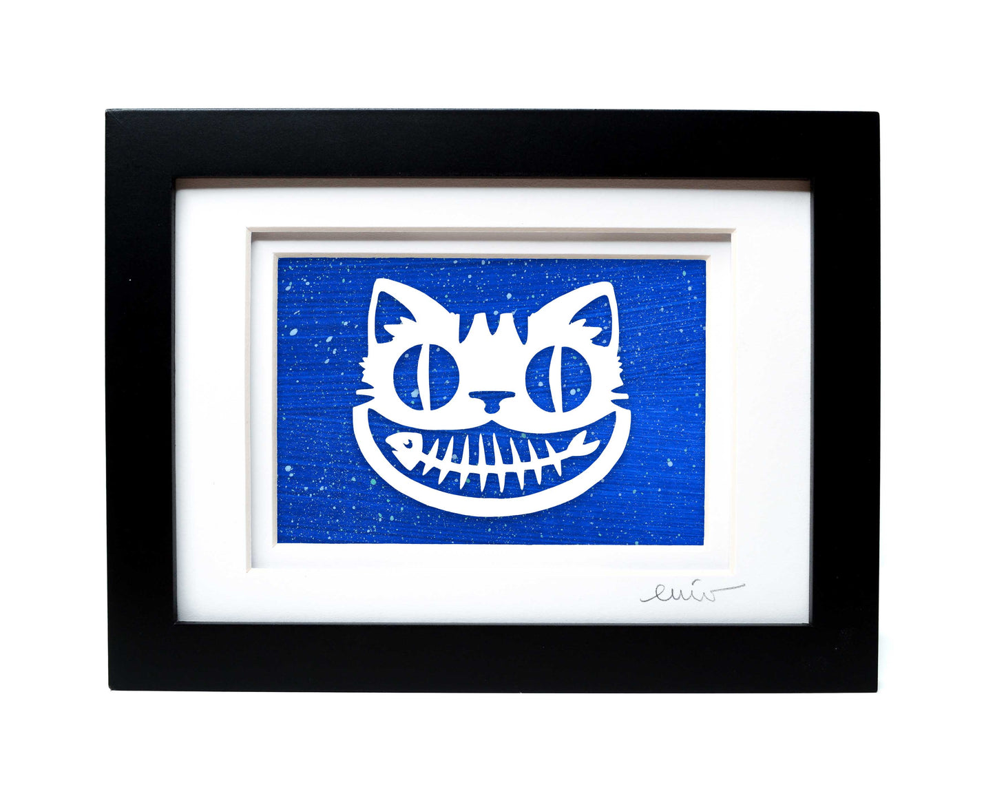 Cat Grin Papercut