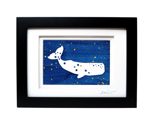 Whale Constellation Papercut
