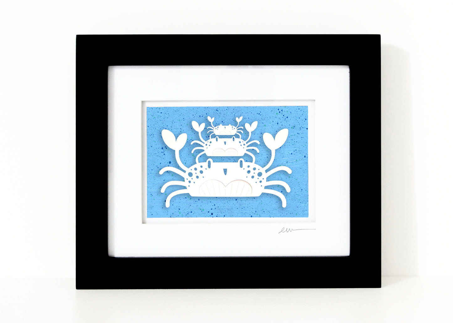 Crab Stack Papercut