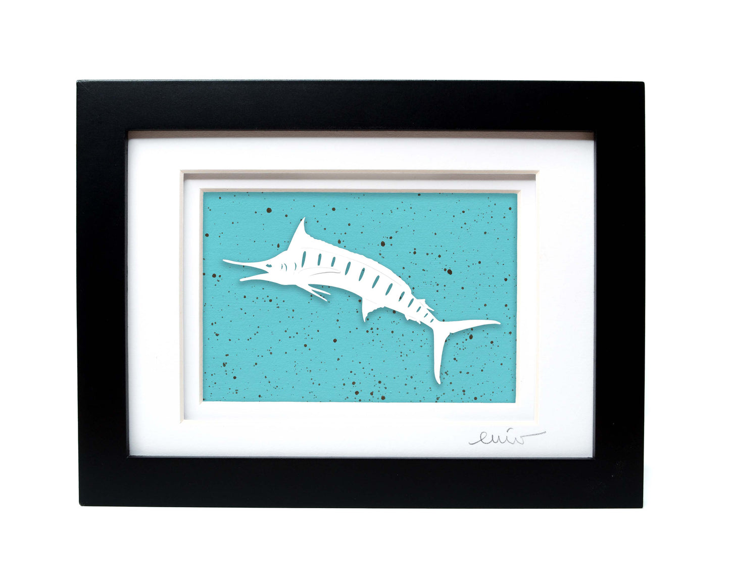 Marlin Fish Papercut