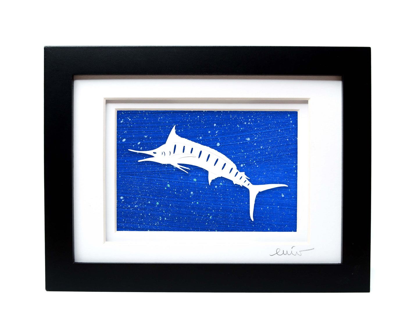 Marlin Fish Papercut