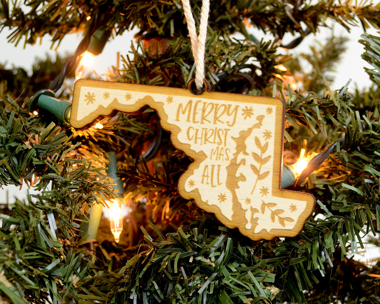 Maryland State Christmas Ornament