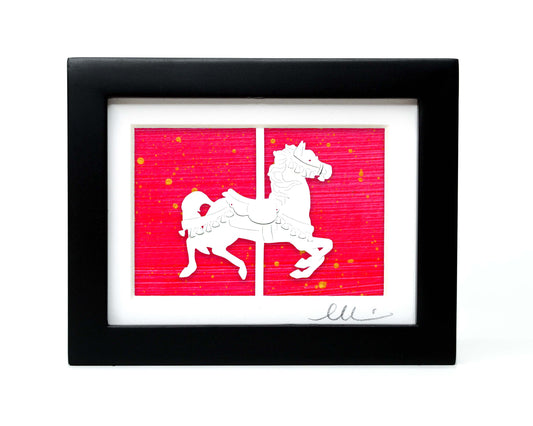 Carousel Horse Papercut