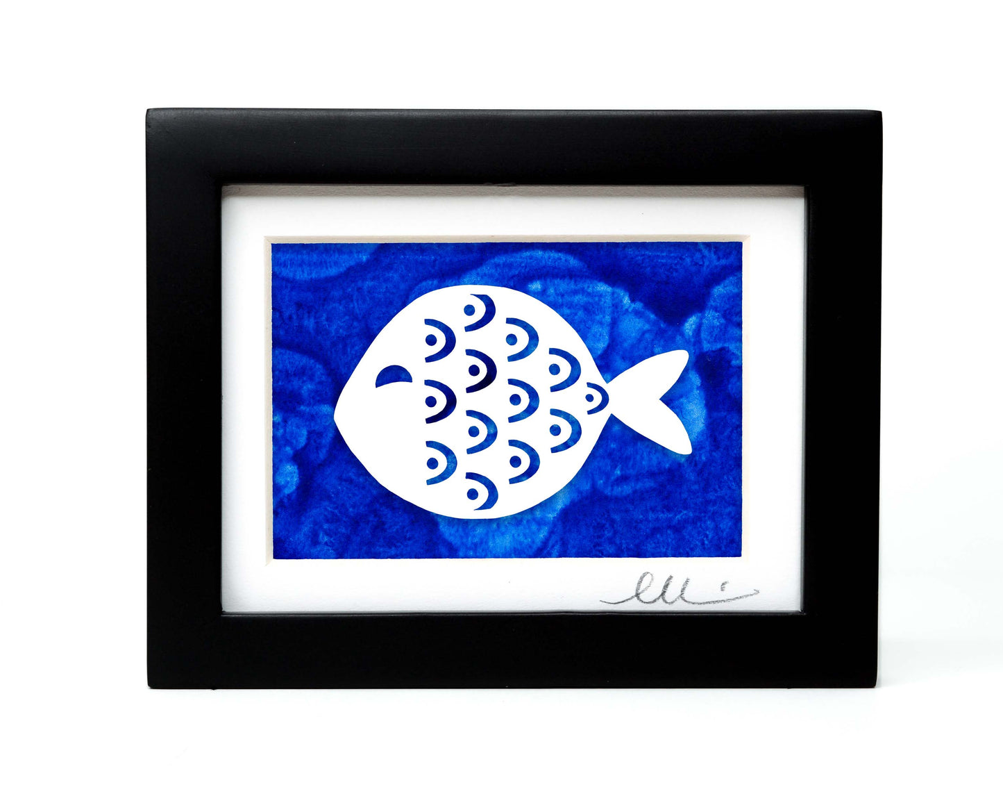 Patterned Fish Papercut