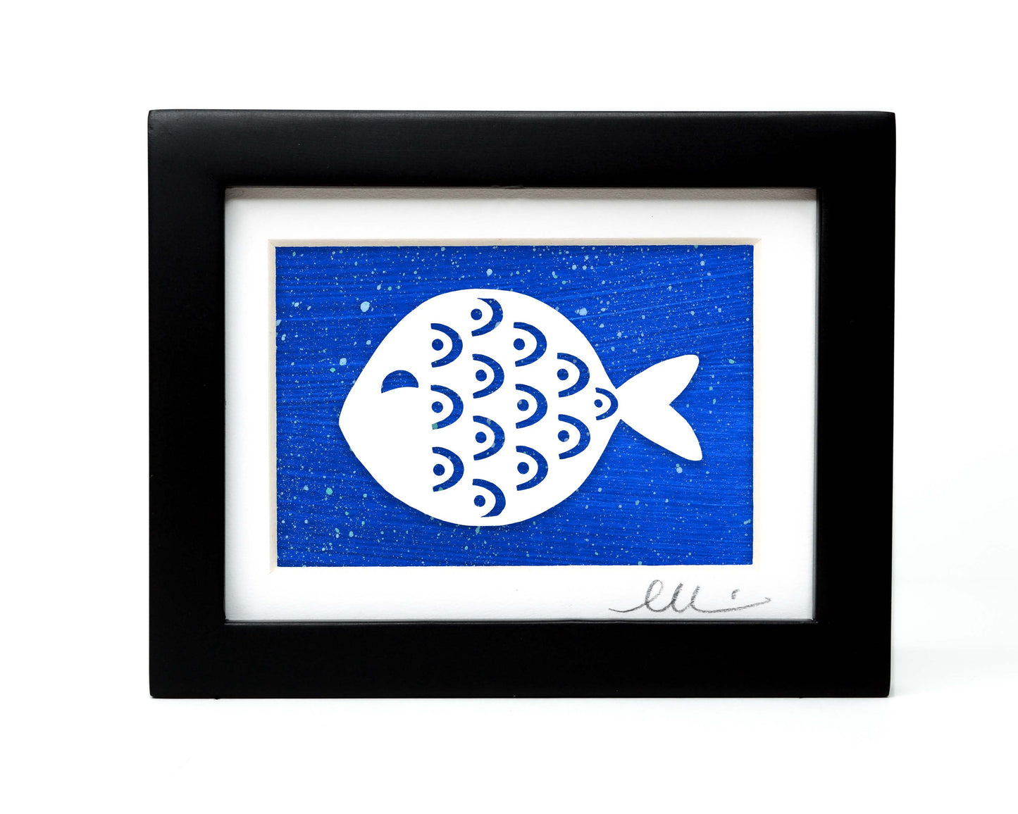 Patterned Fish Papercut