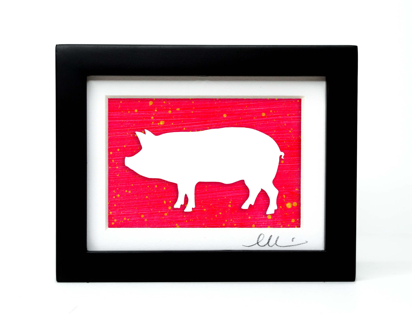 Pig Papercut