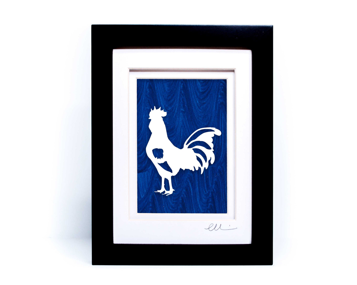 Rooster Papercut